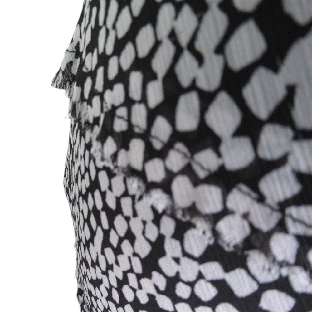 Black and White Tiered Maxi Dress from Black Label by Evan Picone Size 4 - Picture 4 of 13